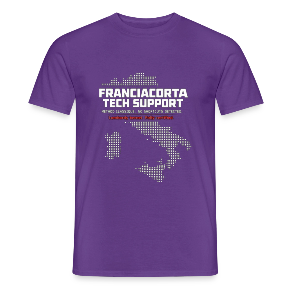 Franciacorta Tech Support Herre-T-shirt - lilla