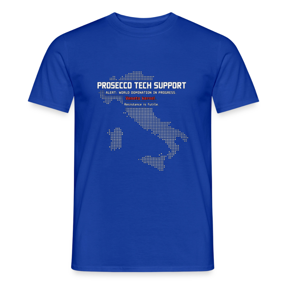 Prosecco Tech Support Herre-T-shirt - mørkeblå