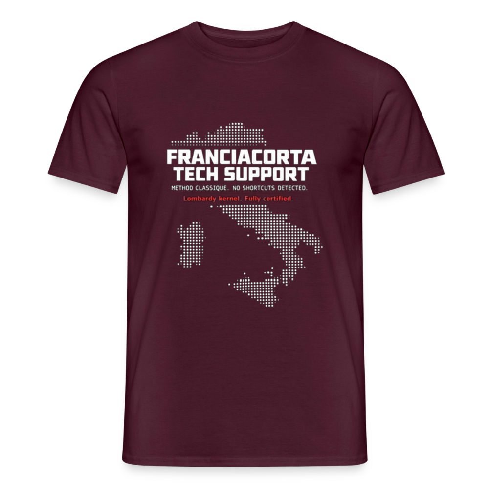 Franciacorta Tech Support Herre-T-shirt - teglrød