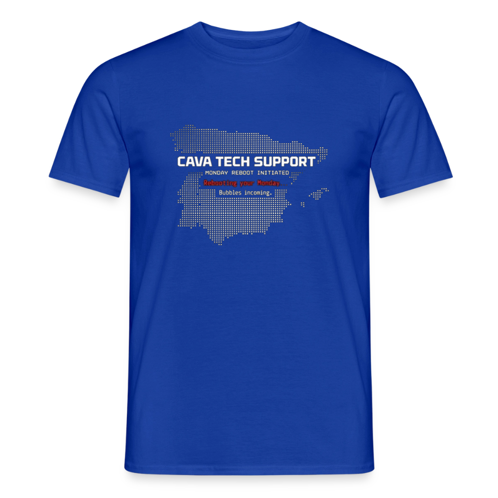 Cava Tech Support Herre-T-shirt - mørkeblå