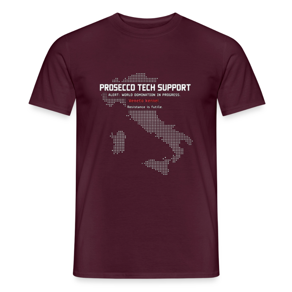 Prosecco Tech Support Herre-T-shirt - teglrød