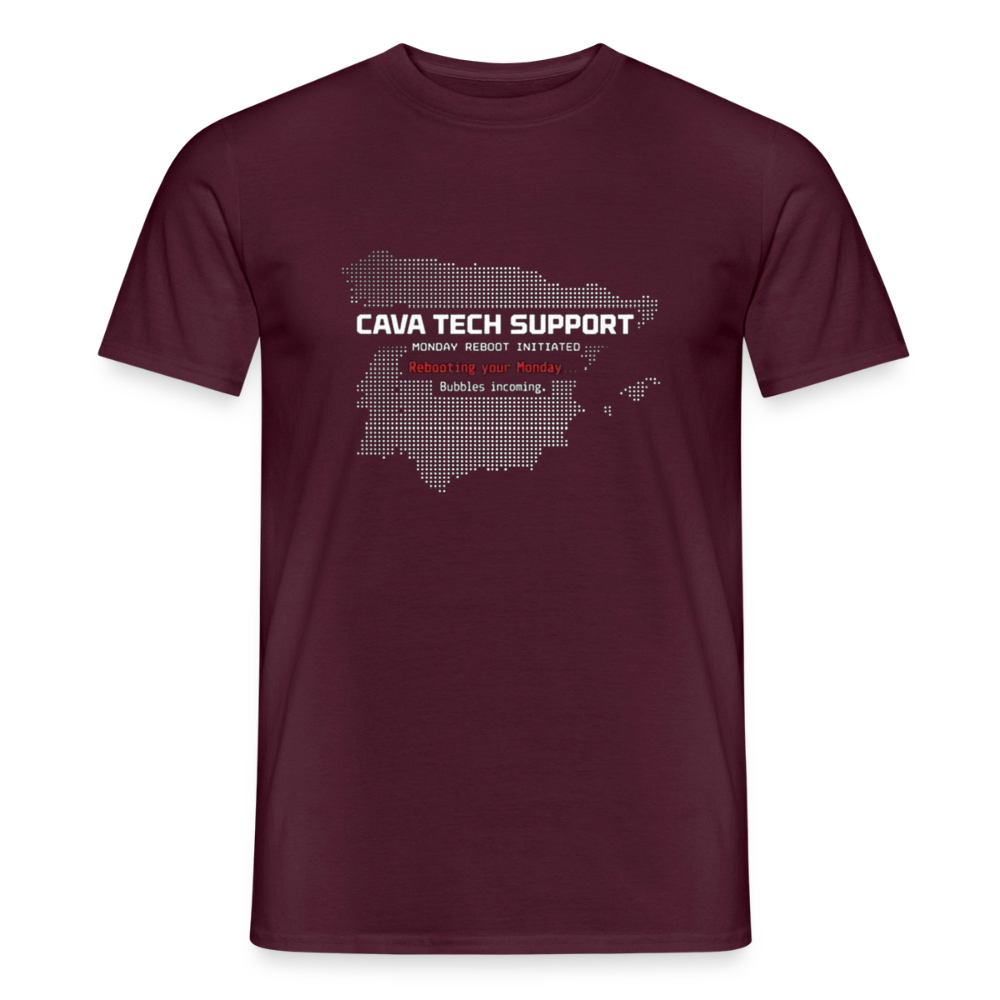 Cava Tech Support Herre-T-shirt - teglrød