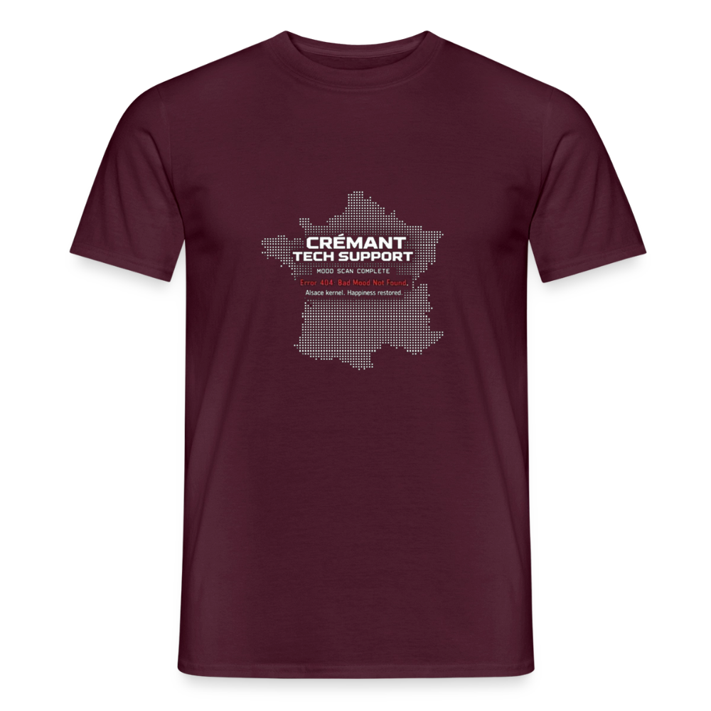 Crémant Tech Support Herre-T-shirt - teglrød