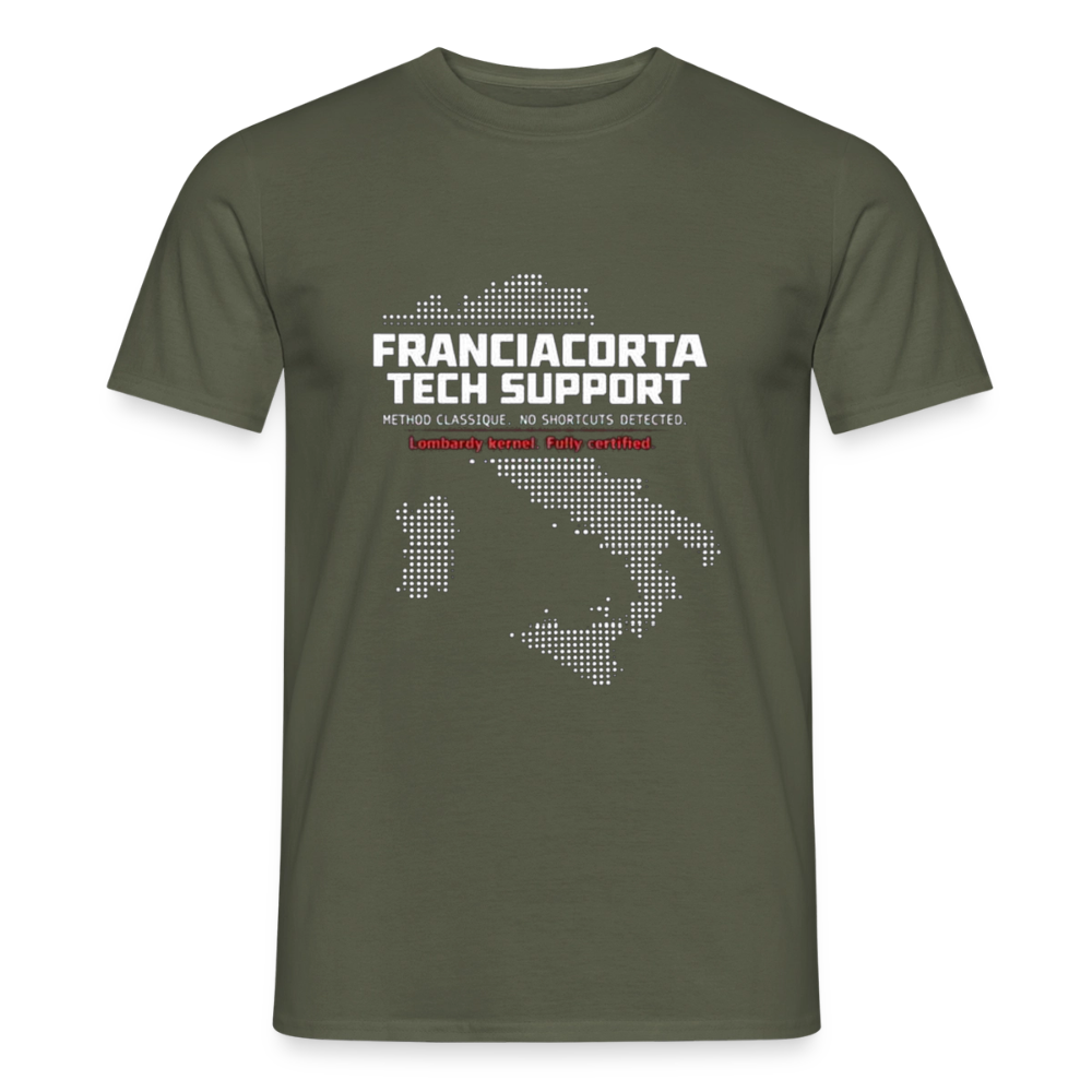 Franciacorta Tech Support Herre-T-shirt - armygrøn