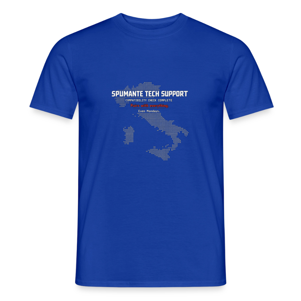 Spumante Tech Support Herre-T-shirt - mørkeblå