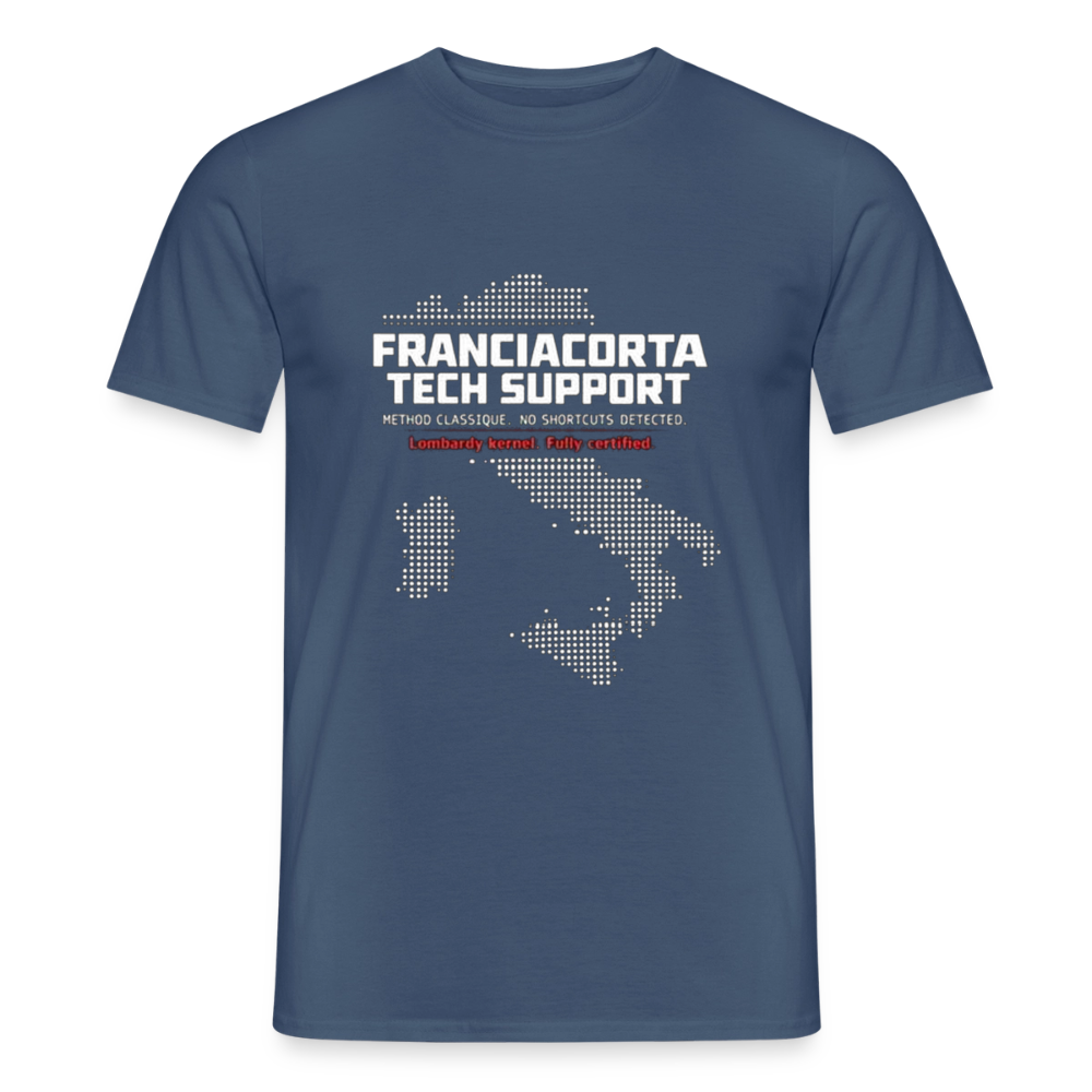 Franciacorta Tech Support Herre-T-shirt - mørk denimblå