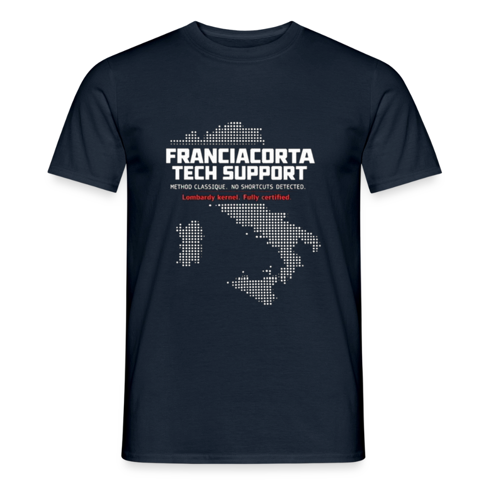 Franciacorta Tech Support Herre-T-shirt - marineblå