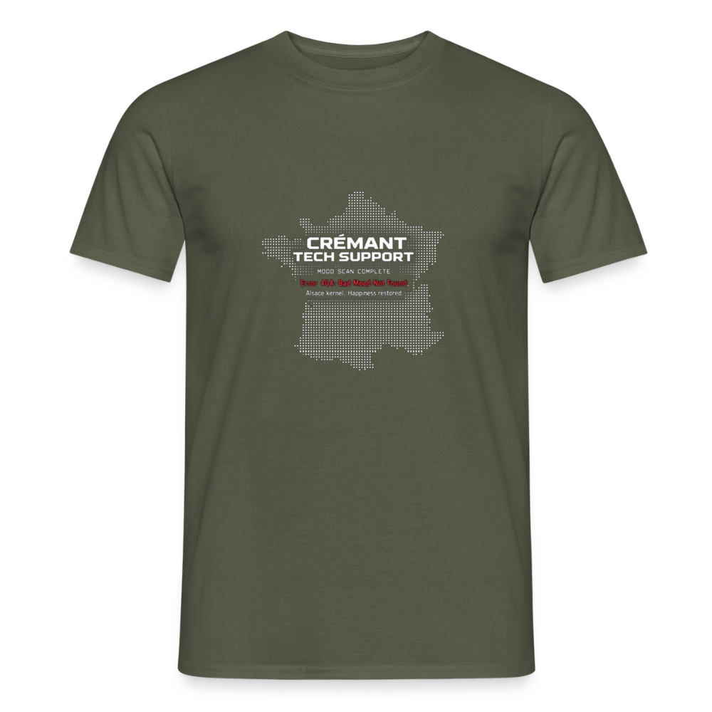 Crémant Tech Support Herre-T-shirt - armygrøn