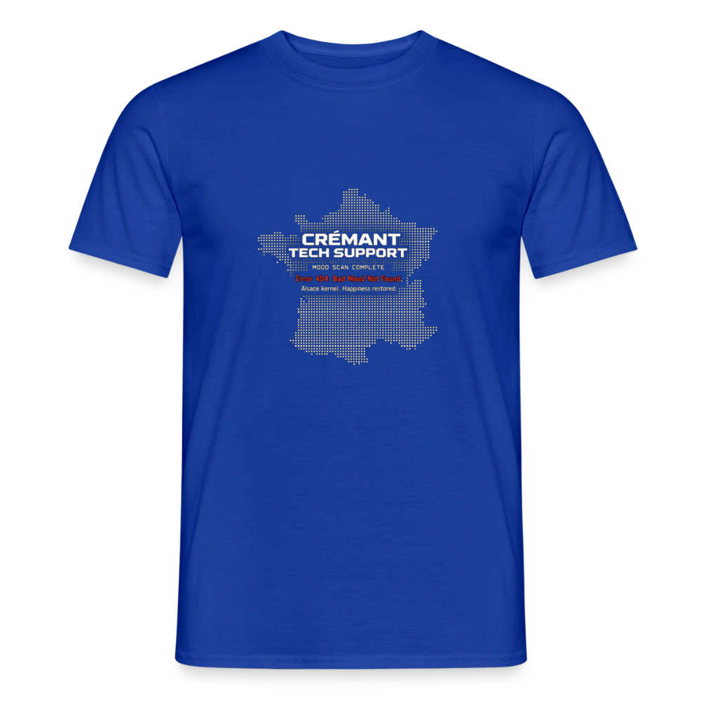Crémant Tech Support Herre-T-shirt - mørkeblå